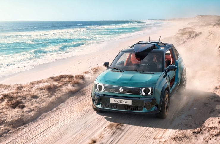Renault 4 JP4x4 Concept: beach buggy-ul electric care duce nostalgia direct pe nisip